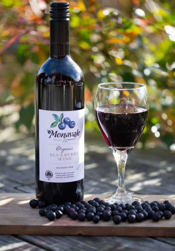 Monavale Organic Blueberry Wine Monavale Organic Blueberries