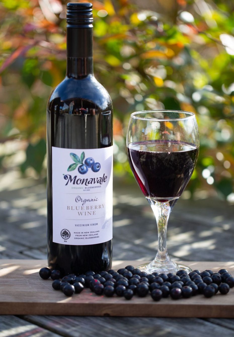 Monavale Organic Blueberry Wine Monavale Organic Blueberries