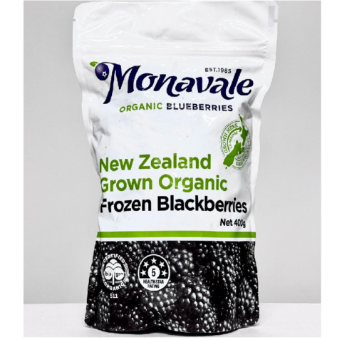400g Frozen Organic Blackberries